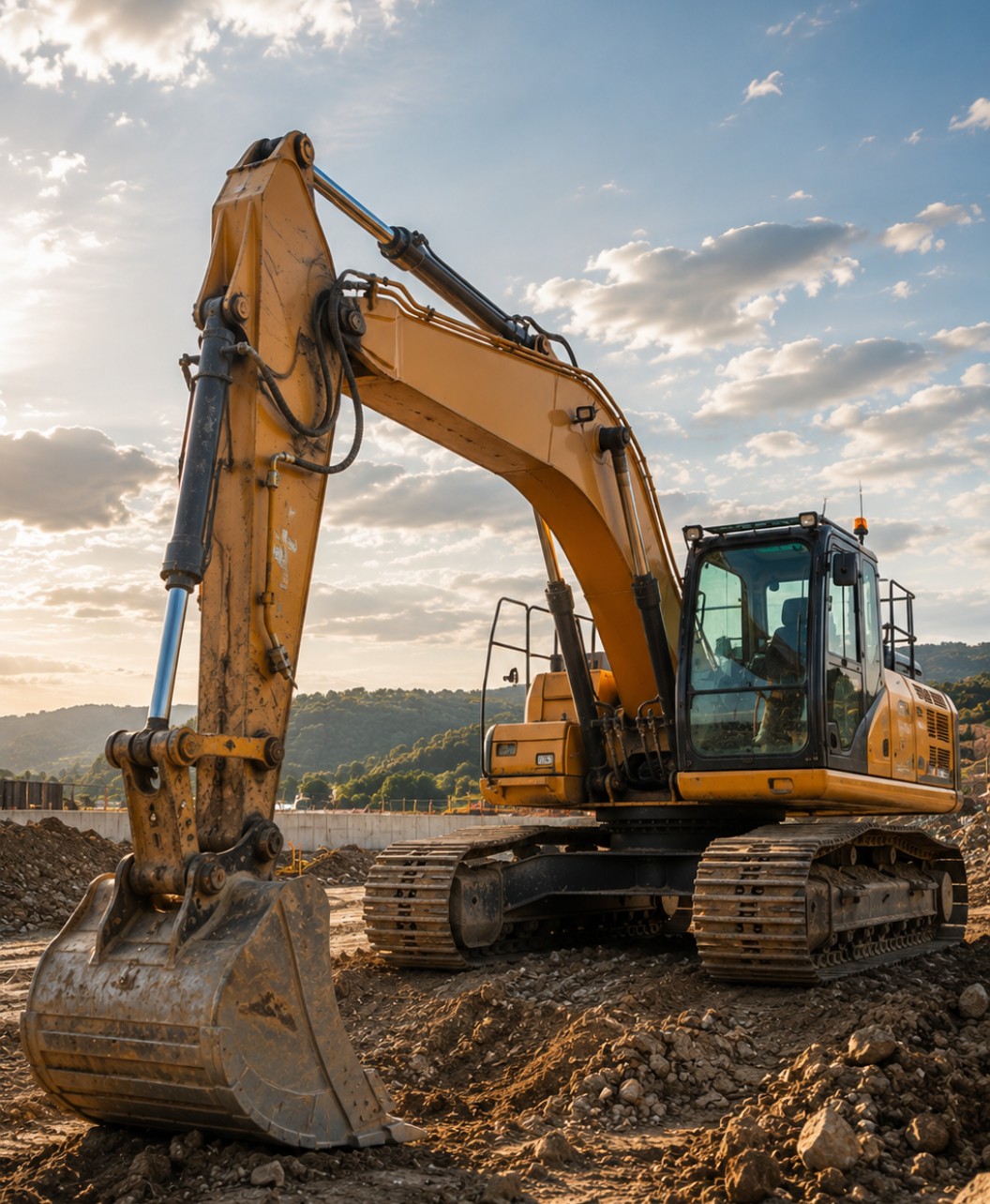 Premium custom canvas construction equipment seat covers for Australian earthmoving machinery | Miller Canvas Seat Covers